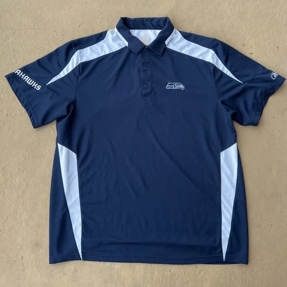 Y2K Reebok Atlanta Seahawks polo - Picture 1 of 6